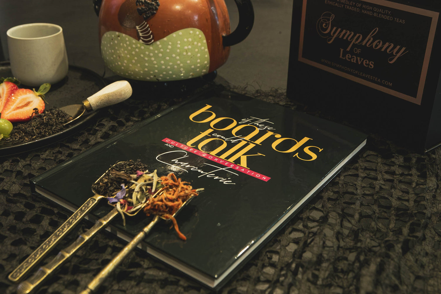 Celebrate Autumn with tea and charcuterie boards with recipes from If These Boards Could Talk