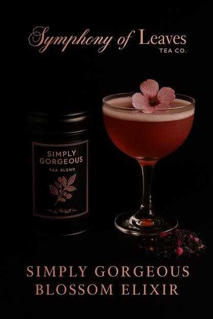 'Symphony of Leaves Tea Co. tea blended as a non alcoholic elixir.