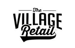 The Village Retail logo in black and white.