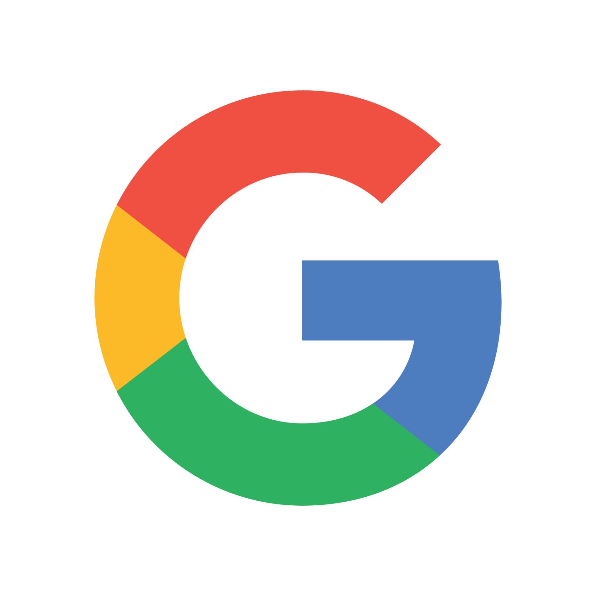 Colorful Google logo icon on white background