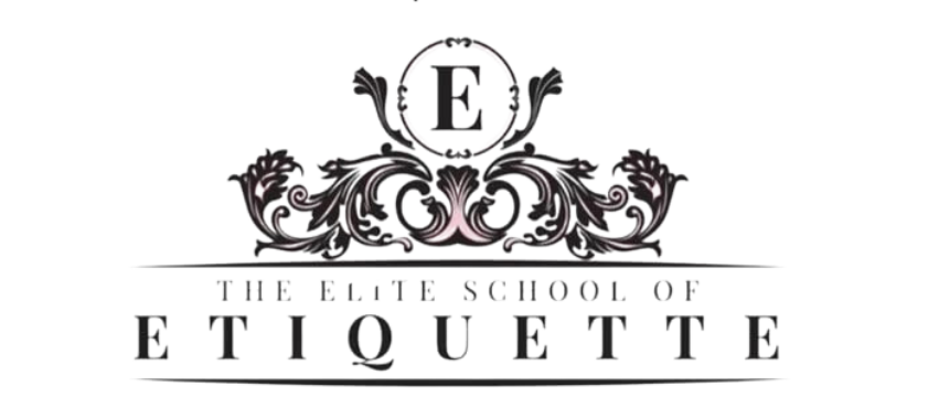 Elite School of Etiquette elegant logo design